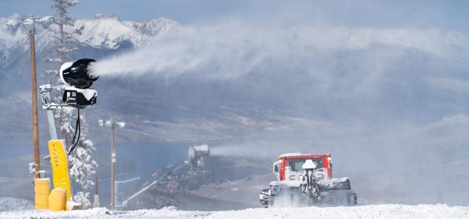 Snow making at Keystone Resort ahead of opening day